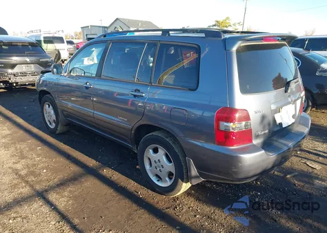 2007 Toyota Highlander Limited V6 из США, поврежденный, VIN JTEEP21A270227586